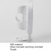 2 PCS Telescopic Toothbrush Holder Gravity  Sensing Storage Shelf Wall  Mounted Toothbrush Base  White