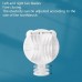 2 PCS Telescopic Toothbrush Holder Gravity  Sensing Storage Shelf Wall  Mounted Toothbrush Base  White